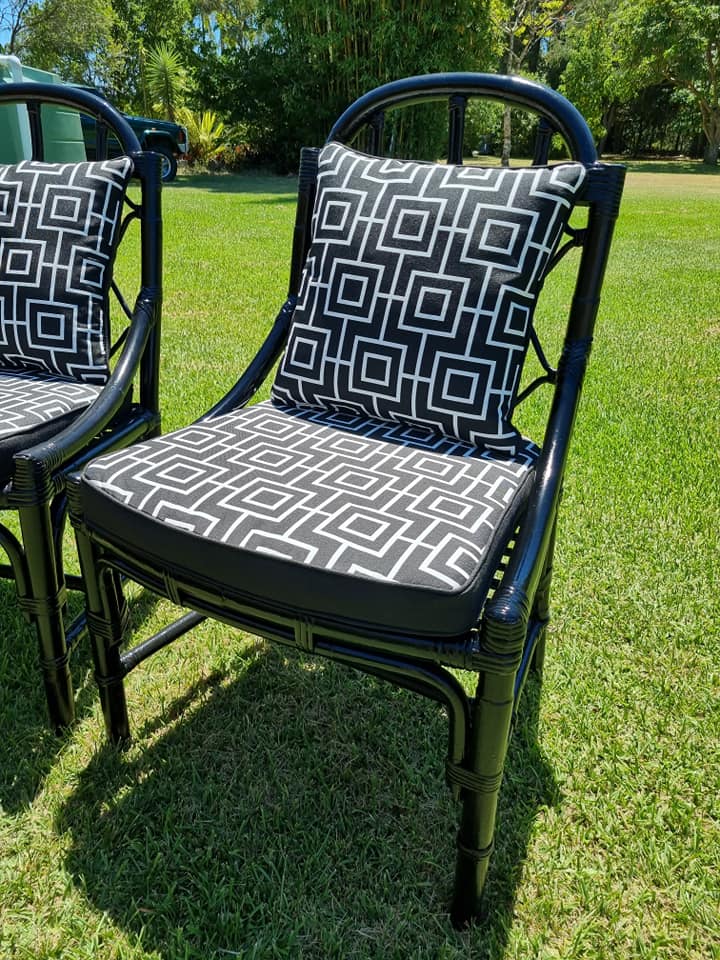 Black cane chairs 2025